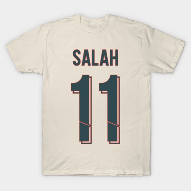 Mo Salah Liverpool jersey 21/22 T-Shirt by Alimator